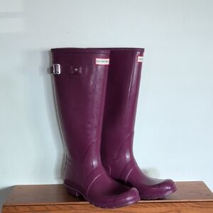 Hunter Rich Purple Rain Boots
